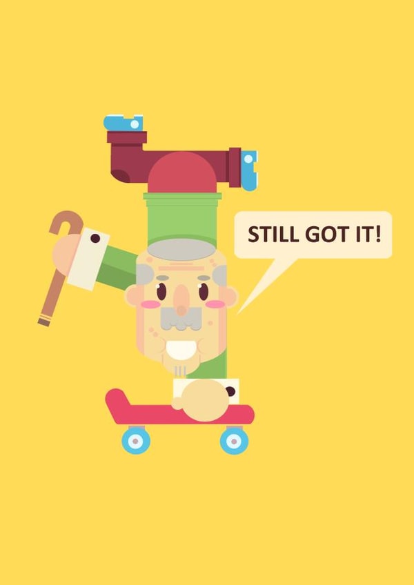 still got it old Birthday Card 29607 created by Samuel Froelich