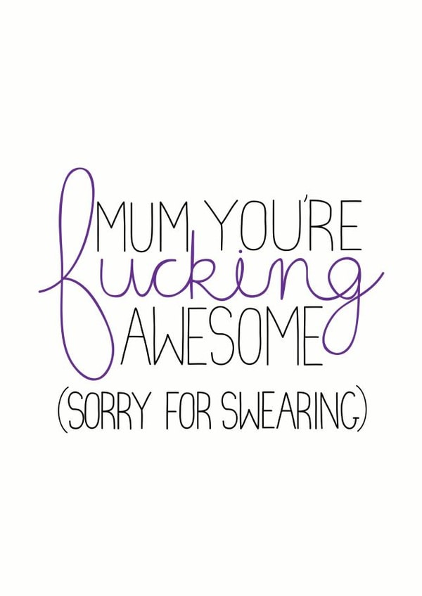 mothers funny Mothers Day Card 31204 created by Sioux Alice