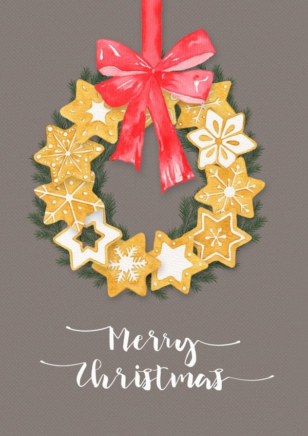 Adult Pretty Christmas Card 29754 created by Ness Nordberg