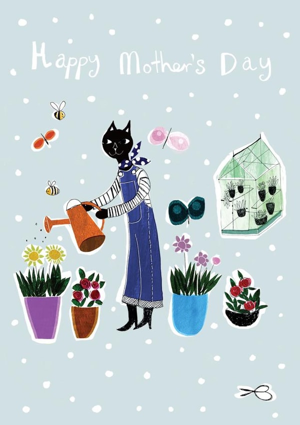 cat cute Mothers Day Card 24724 created by Susse Linton
