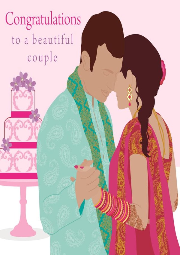 Wedding ShaadCard Card 31300 created by Personalised Celebrations