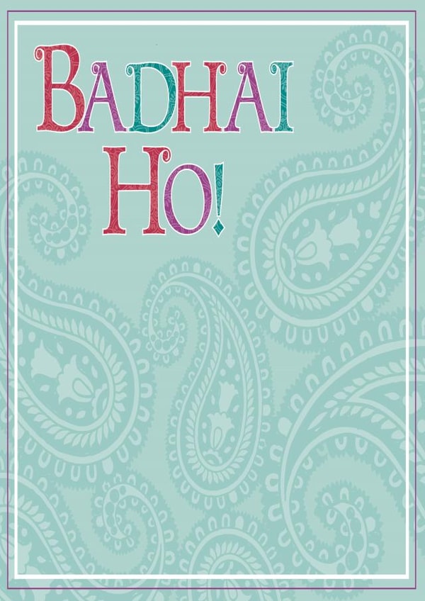BadhaiHo CongrtulationsCard Congratulations Card 8834 created by Personalised Celebrations