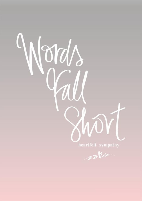 Sympathy heartfelt Thinking of you Card 8854 created by Pearl of a Girl