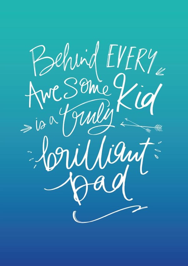 Brilliant Dad Father's Day Card 31328 created by Pearl of a Girl