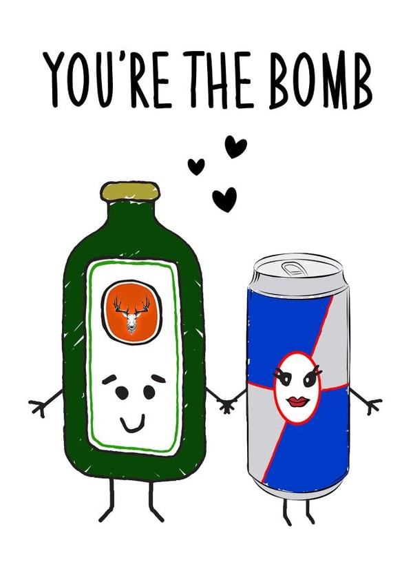 Friend Illustration Love & Friendship Card 31399 created by Of Life & Lemons Ltd.