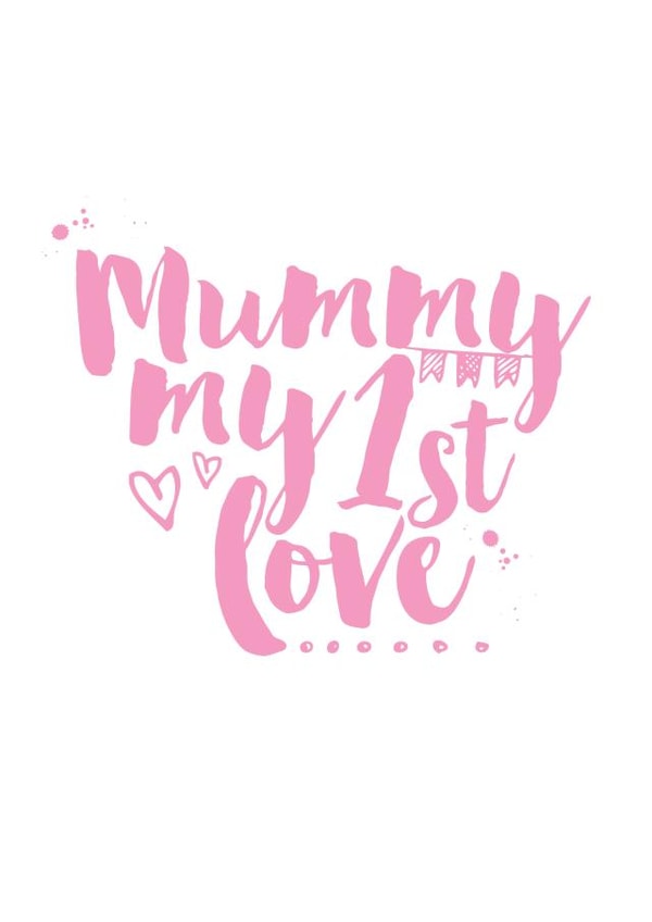 mummy mum Mothers Day Card 27719 created by Lubelu London