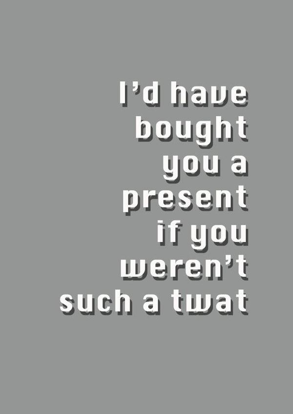 birthday funny Birthday Card 7427 created by Potty Mouth