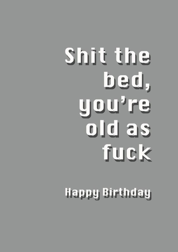 birthday funny Birthday Card 7428 created by Potty Mouth