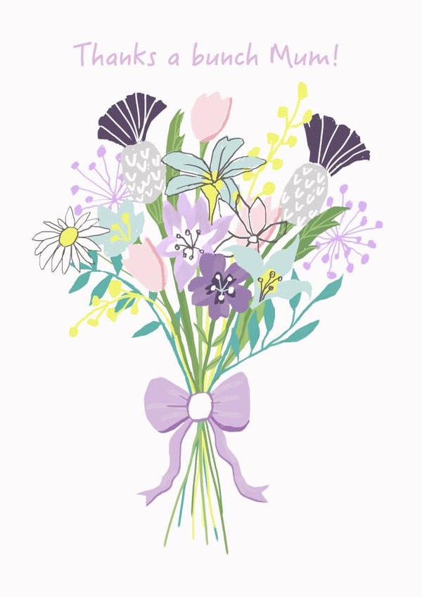 mother mum Mothers Day Card 25077 created by Just like Sophie