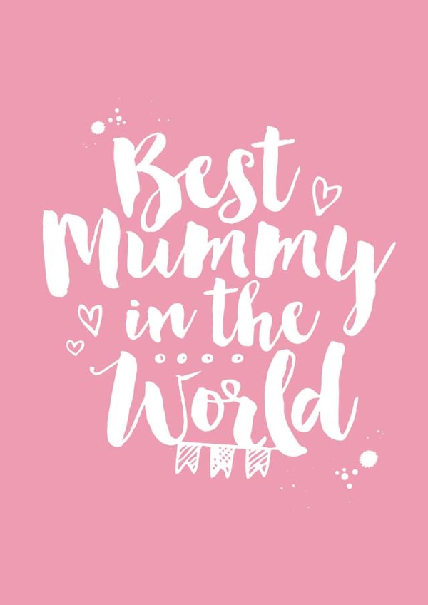 best mummy Mothers Day Card 5445 created by Lubelu London