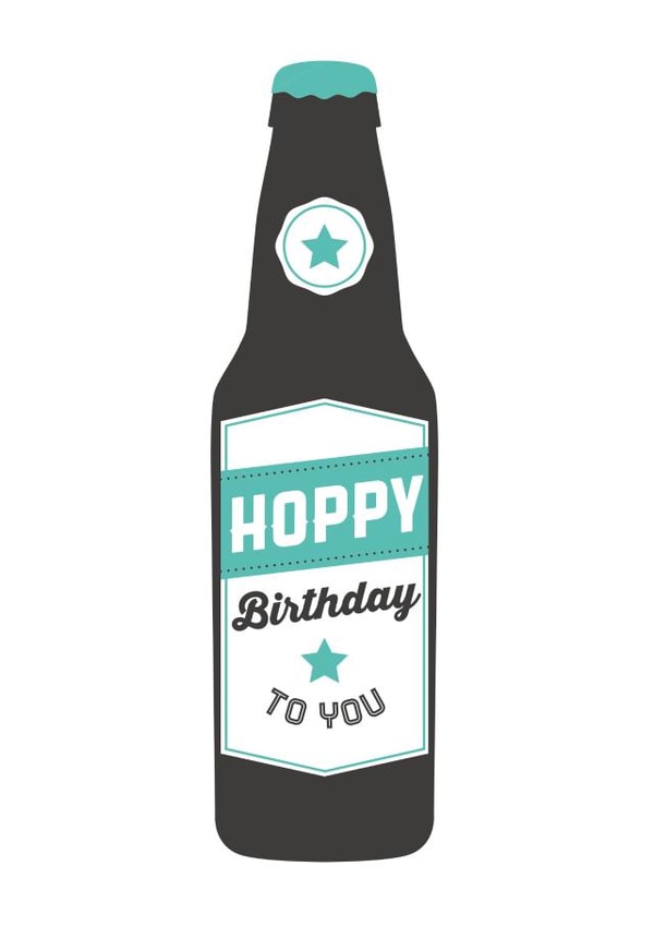 beer alcohol Birthday Card 9151 created by Lovely Cuppa