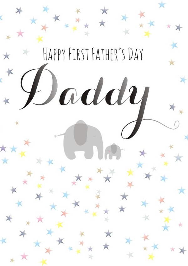 elephant baby Father's Day Card 2560 created by Claire Giles