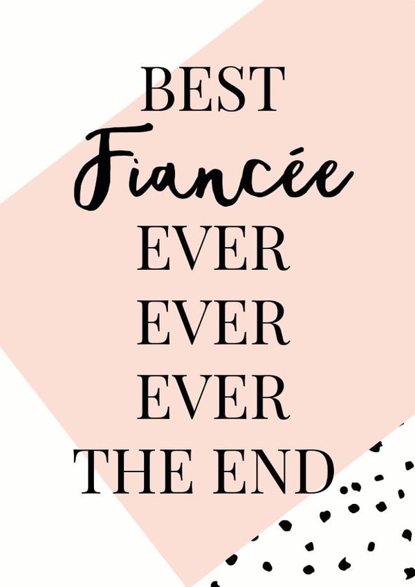 fiancee best Valentines Day Card 9012 created by Oh So Serendipity