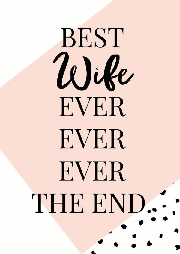 wife best Valentines Day Card 9013 created by Oh So Serendipity