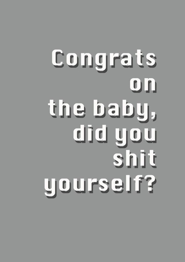 baby female New Baby Card 7430 created by Potty Mouth