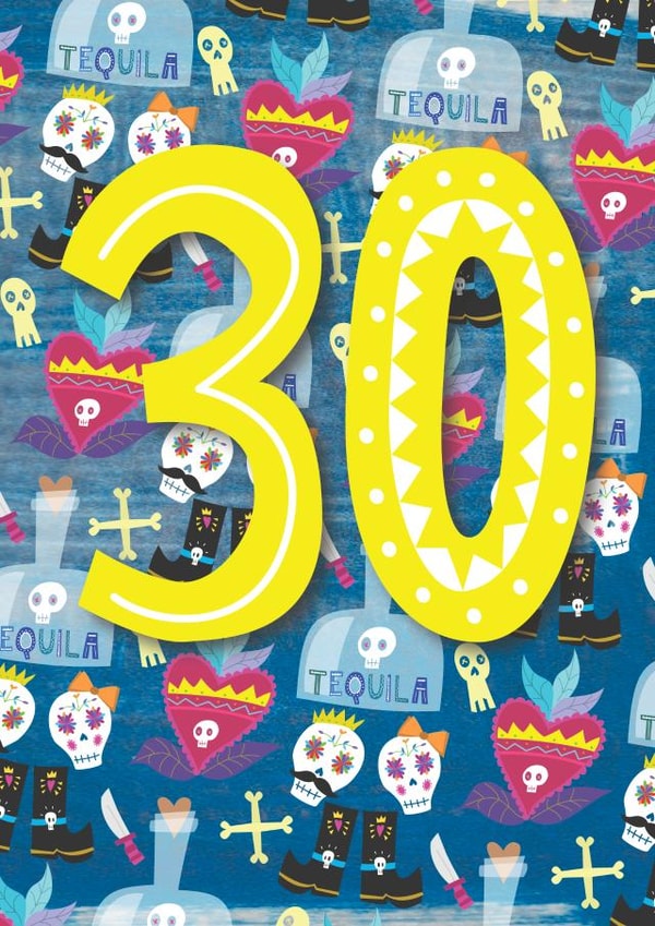 30 30th Birthday Card 30285 created by Double Thumbs Up!