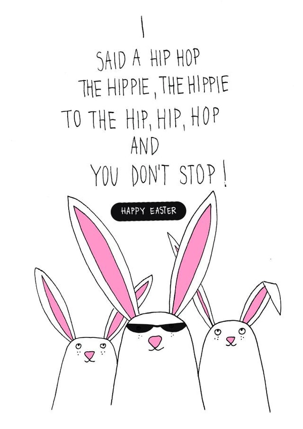 easter rabbit Easter Card 3311 created by Kasia Cards