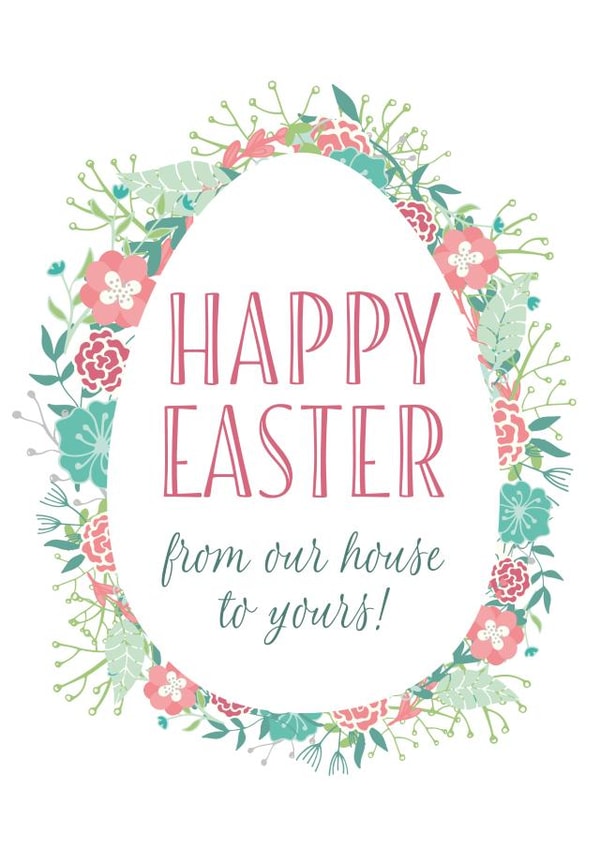 family happy Easter Card 3808 created by Wink Design - Michelle Roberts