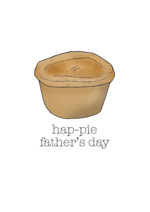 Funny Pie Father's Day Card created by Becka Griffin