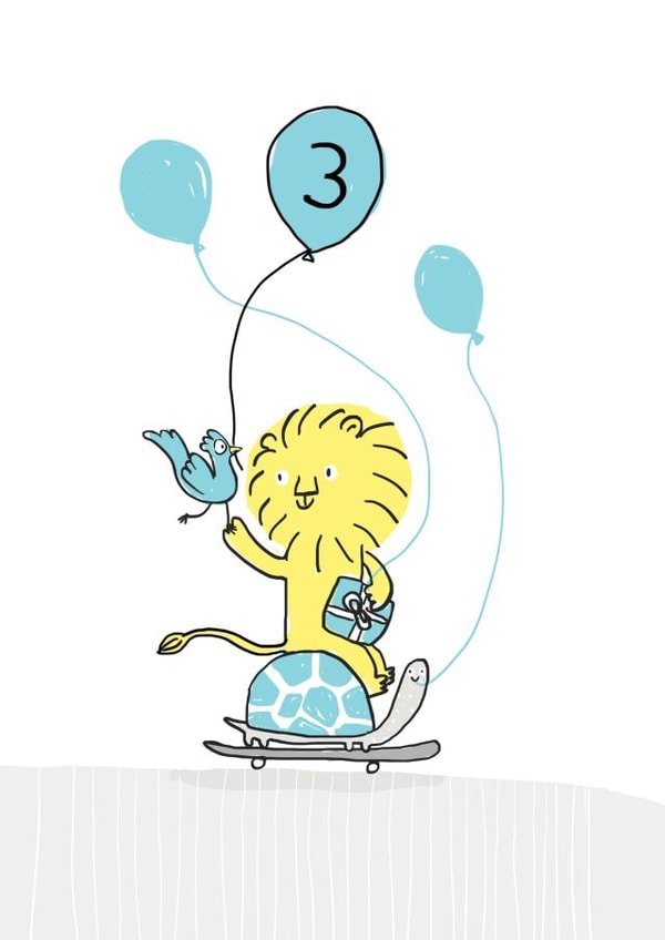 third 3 Birthday Card 25716 created by Sarah Ray