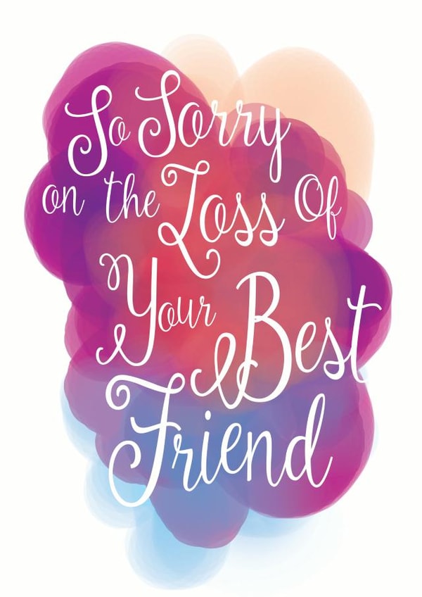 bereavement loss Sympathy Card 5601 created by Lizzie O'Grady