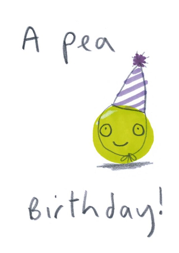 Pea Cute Birthday Card 9317 created by Jo Clark