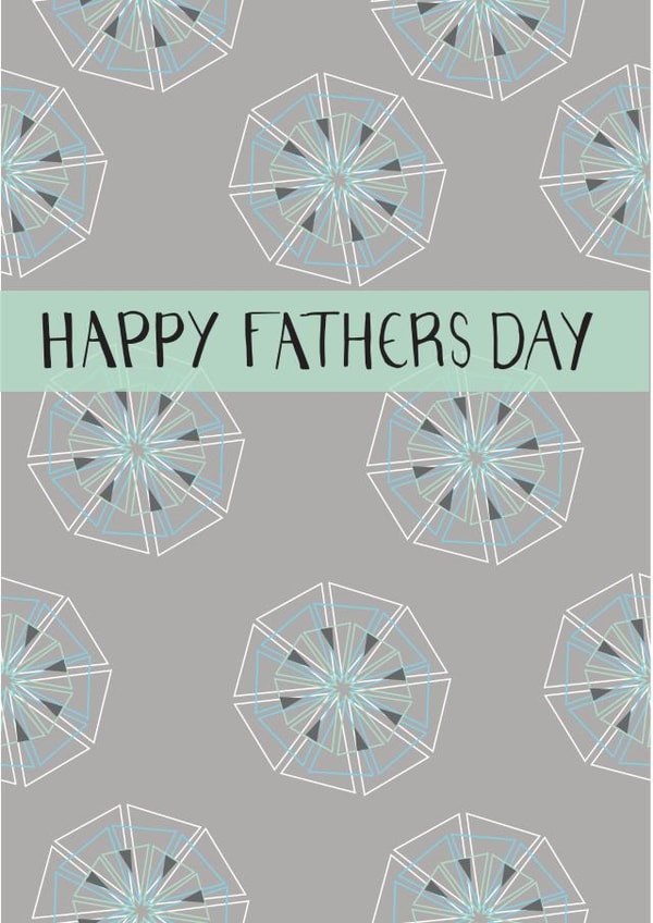 geometric triangle Father's Day Card 30230 created by West Plum Studio
