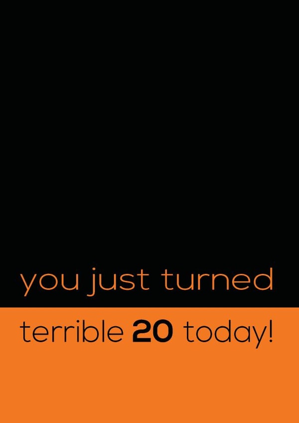 20 Male Birthday Card 30810 created by Rabal