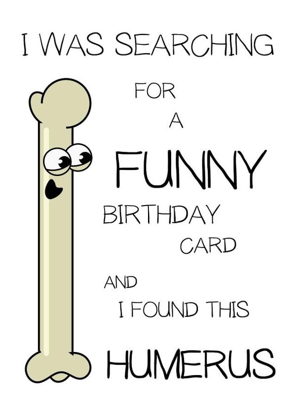 medical humour Birthday Card 27461 created by CushoPeas