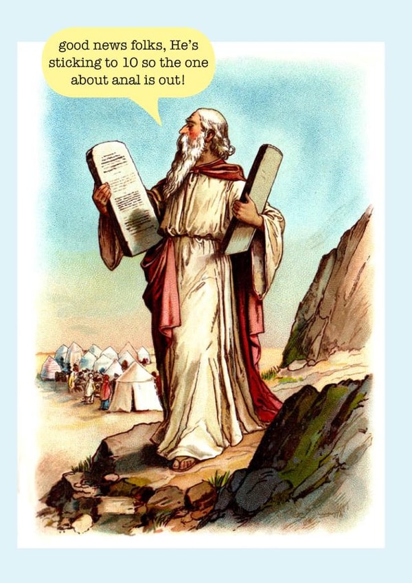 rude religion Humour Card 5365 created by Frankie Whistle