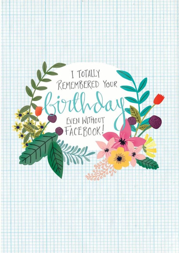 facebook happy Birthday Card 4249 created by Claire Lefevre