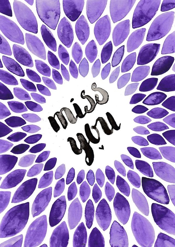 missing long-distance Love & Friendship Card 7956 created by Elena O'Neill