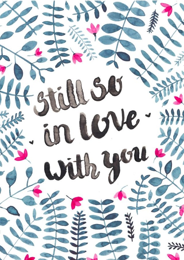 anniversary love Valentines Day Card 30194 created by Elena O'Neill