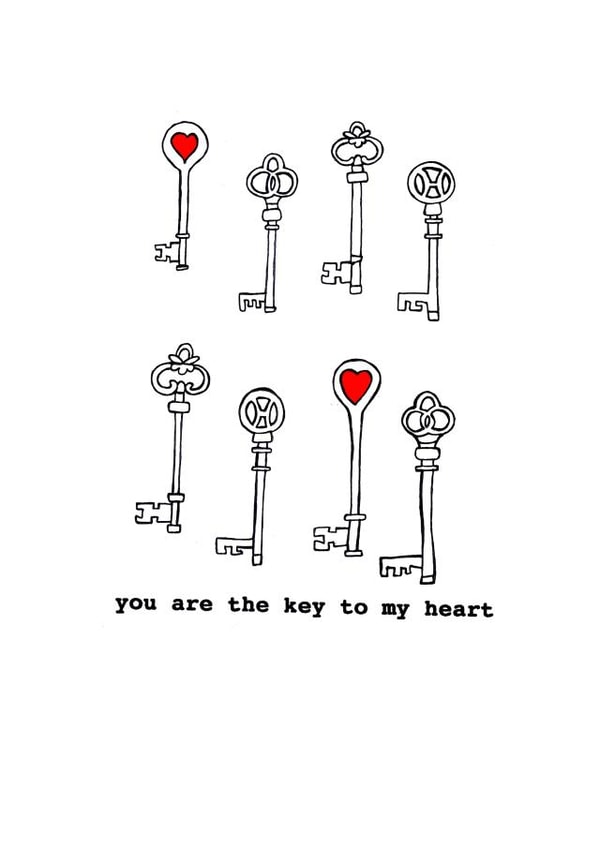 husband wife Anniversary Card 31899 created by Hello Hatty