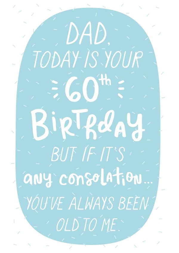 60th birthday Birthday Card 7561 created by Chelsey Adams