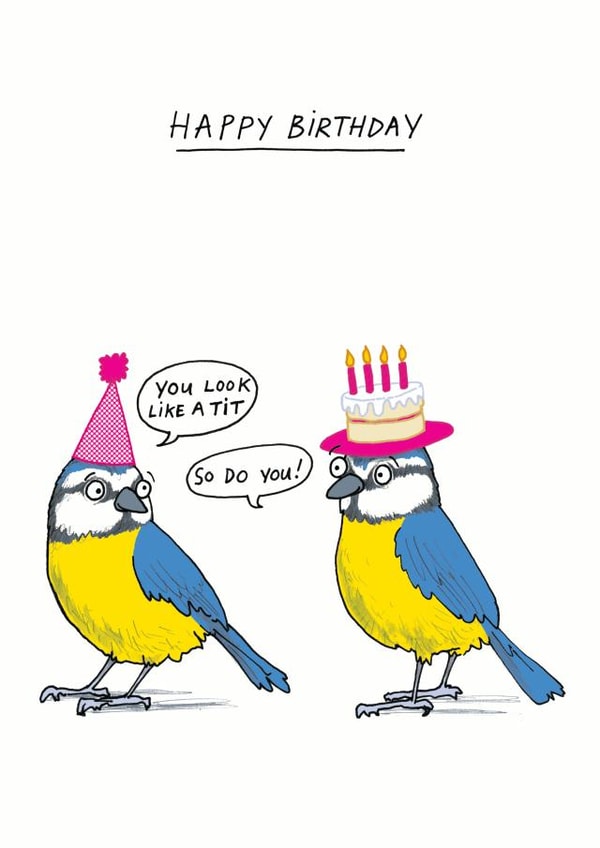 Birthday tits card created by Cardinky