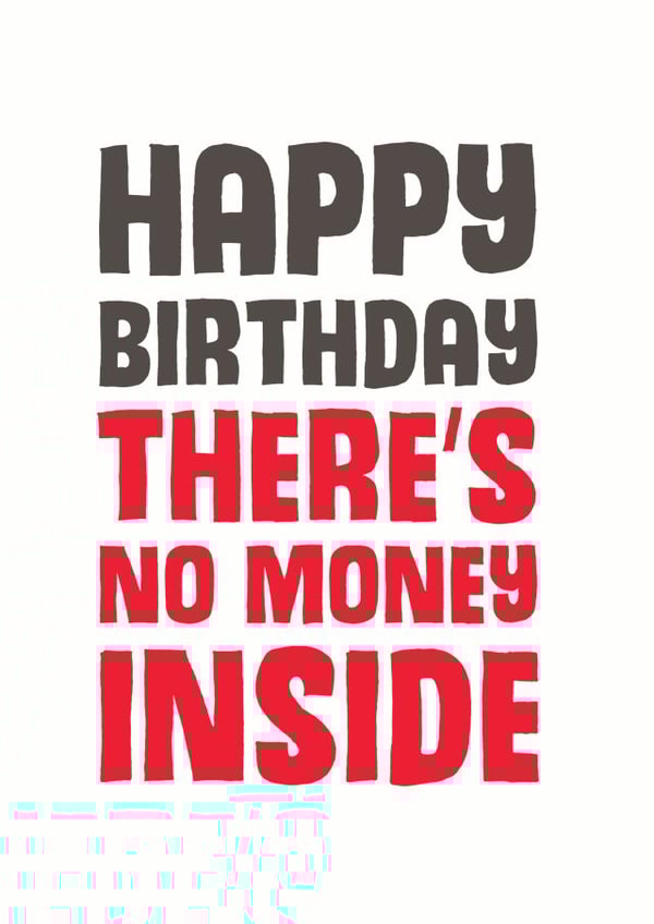 happy no Birthday Card 8972 created by Mostly Beautiful