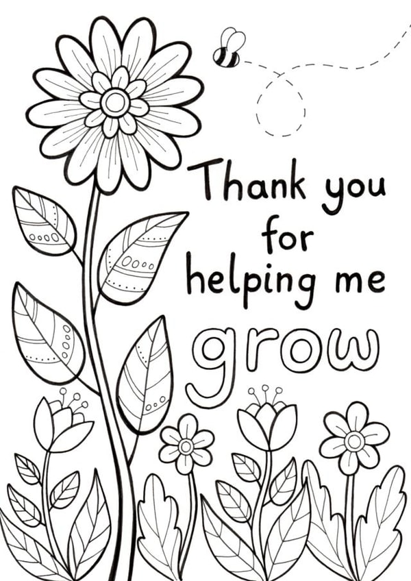 Thank you for helping me grow colour in card created by Hazel Fisher Creations
