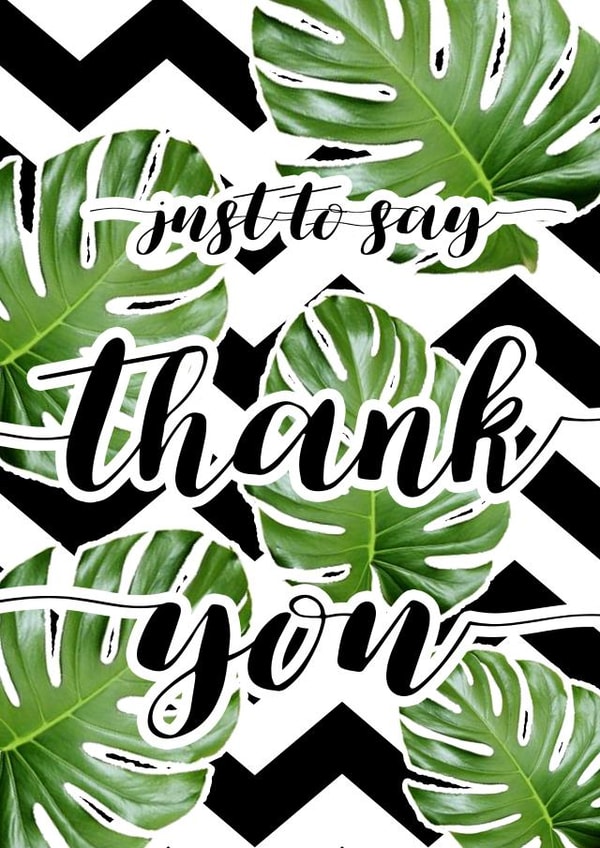 just to Thank You Card 9629 created by Hollie Morris