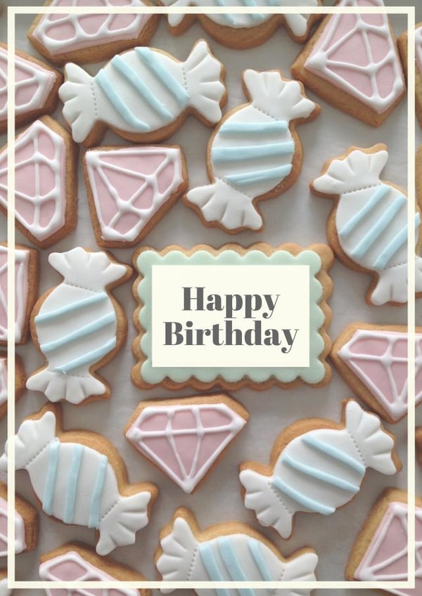 sweets bakeoff Birthday Card 31977 created by nila holden