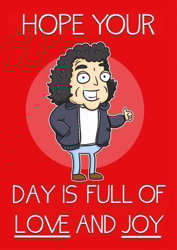 Lovejoy celebration card created by Tom Sparke