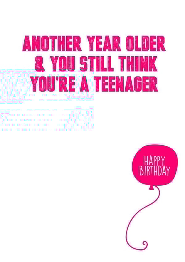 another year Birthday Card 8718 created by Silly Sentiments