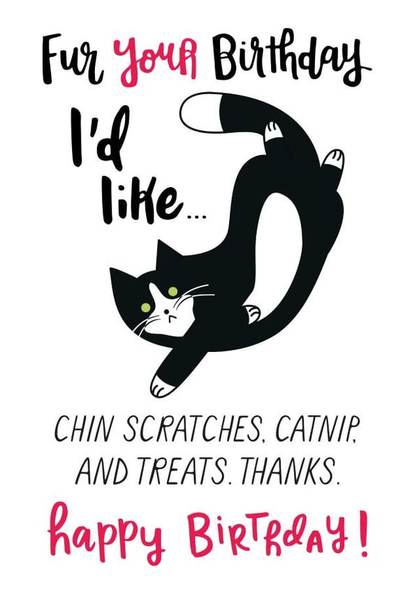 funny cute Birthday Card 9778 created by Miümi Cat