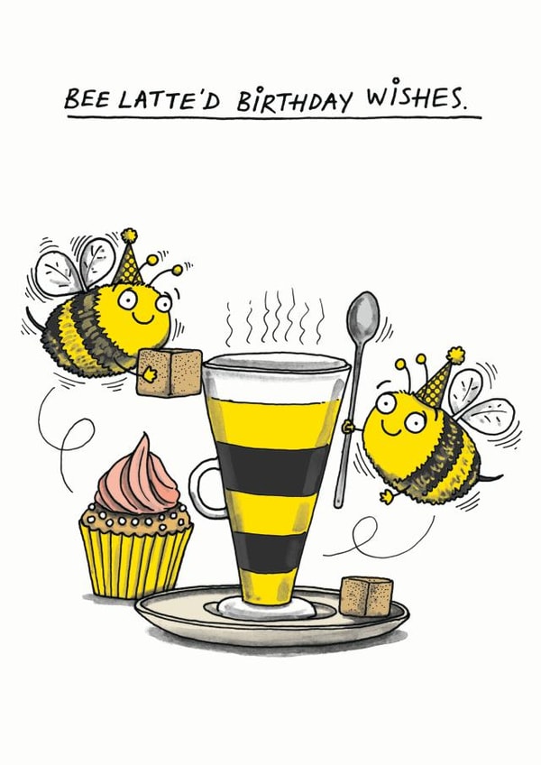 birthday bee Birthday Card 9517 created by Cardinky