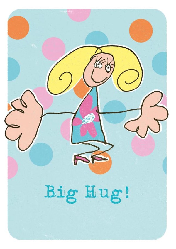 Love Friend Get Well Card 6182 created by Bird Blue Creative