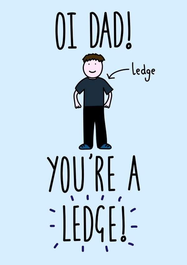 legend dad Father's Day Card 28886 created by Everdoodle