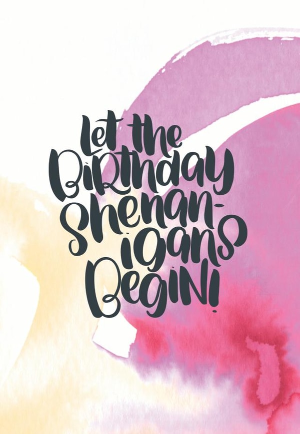 shenanigans fun Birthday Card 9741 created by Paper Pipit