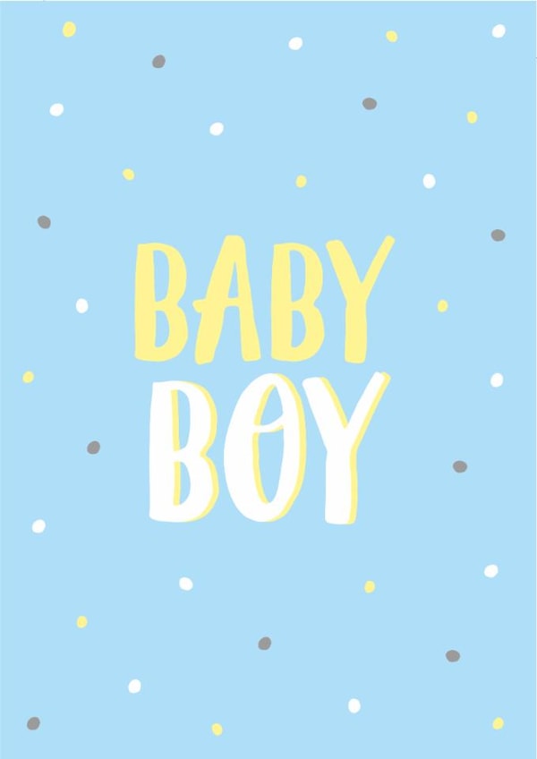 boy congrats New Baby Card 9958 created by Blossom Studio