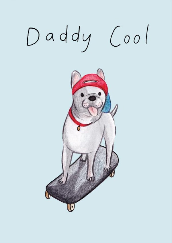 skateboard cool Father's Day Card 32403 created by Chloe Fae Designs