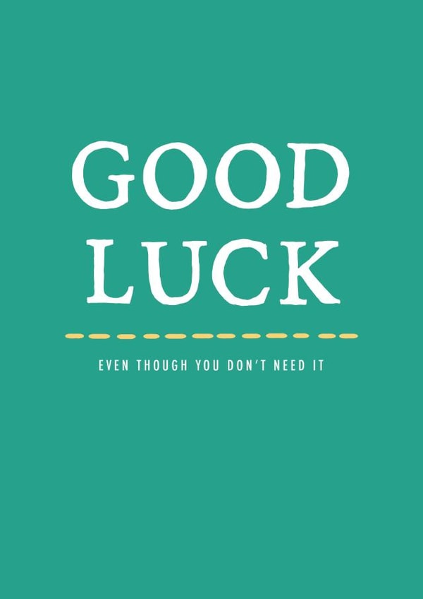 driving test Good Luck Card 3675 created by Zoe Brennan